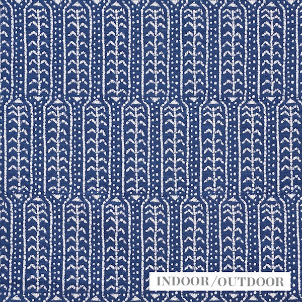 Schumacher Fabric 73762 Zonda Indigo