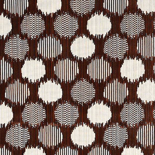 Schumacher Fabric 73923 Cirque Velvet Brown