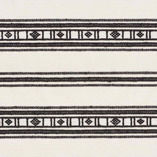 Schumacher Fabric 74481 Buena Vista Black