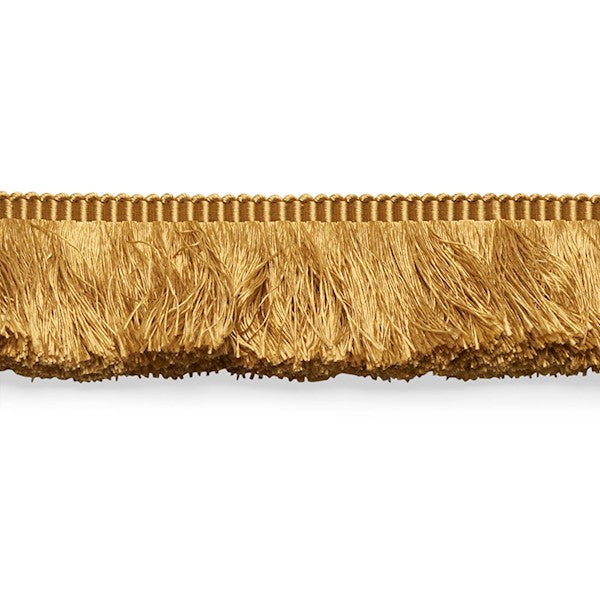 Schumacher Fabric Trim 74584 Francois Silk Brush Fringe Gold