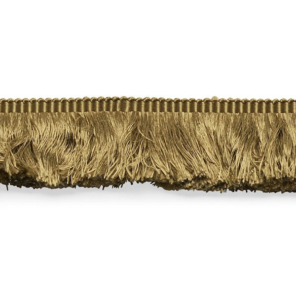 Schumacher Fabric Trim 74585 Francois Silk Brush Fringe Olive