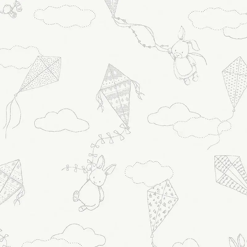 Schumacher Wallpaper 7459 Up & Away Ivory