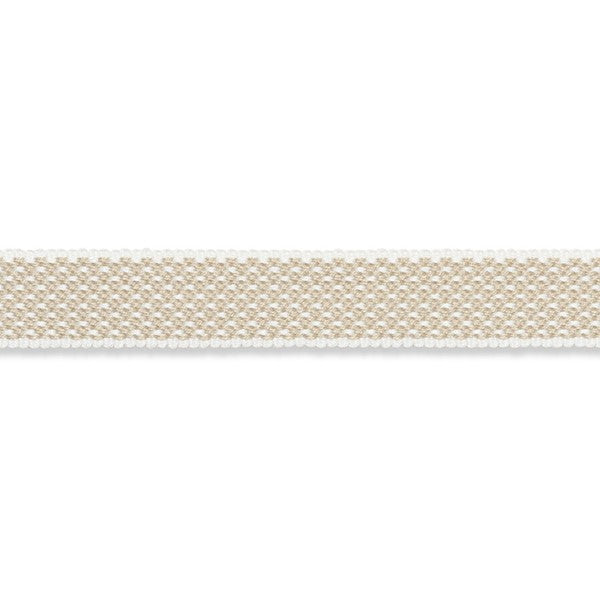 Schumacher Fabric Trim 74840 Winston Cotton Braid Narrow Linen