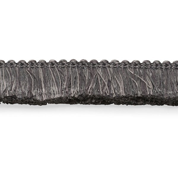 Schumacher Fabric Trim 74949 Meyer Brush Fringe Charcoal