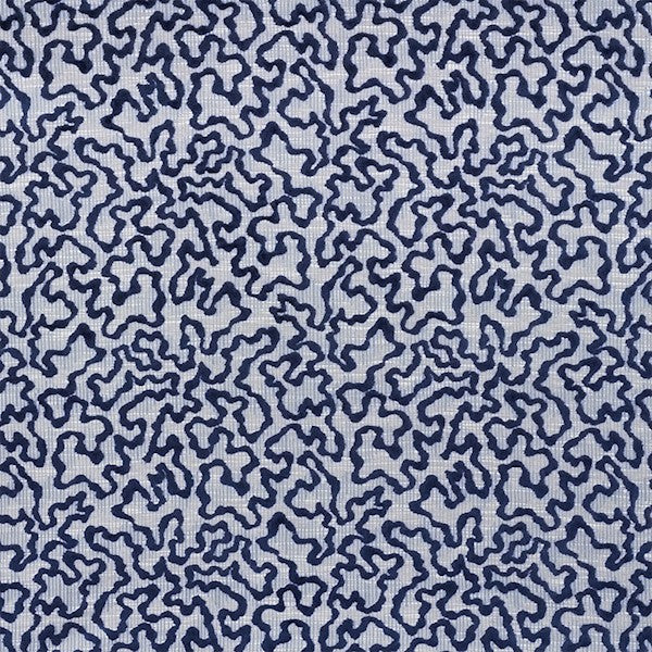 Schumacher Fabric 75222 Janis Velvet Blue