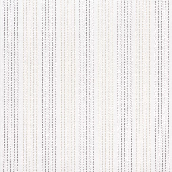 Schumacher Fabric 75323 Running Stitch Charcoal & Sand