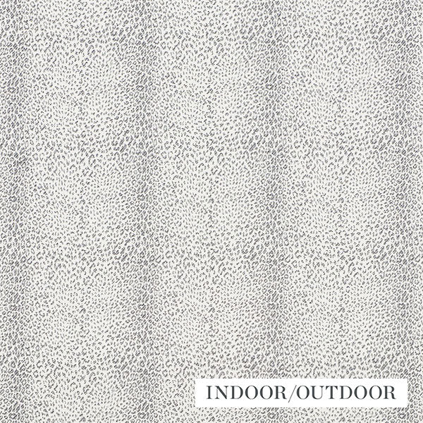 Schumacher Fabric 75430 Mini Leopard Outdoor Charcoal