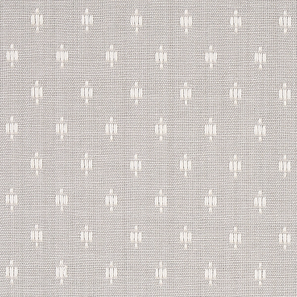 Schumacher Fabric 75535 Barlow Ivory On Grey