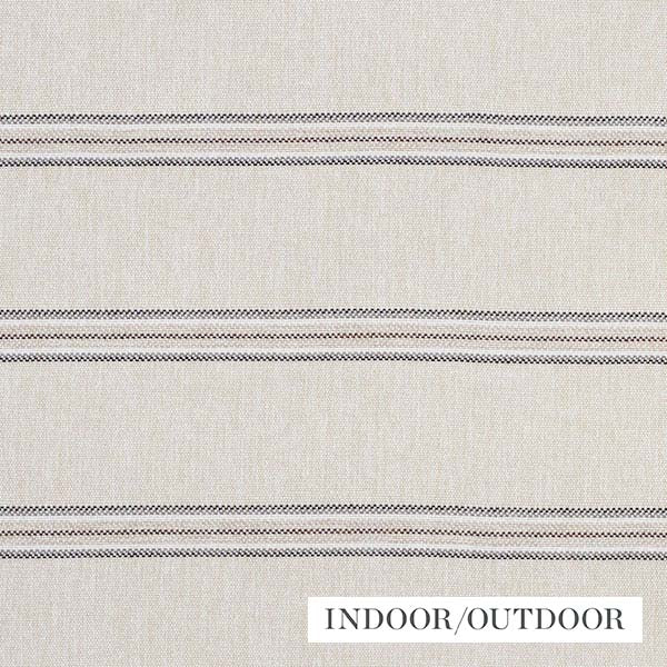 Schumacher Fabric 75972 Garden Stripe Stone