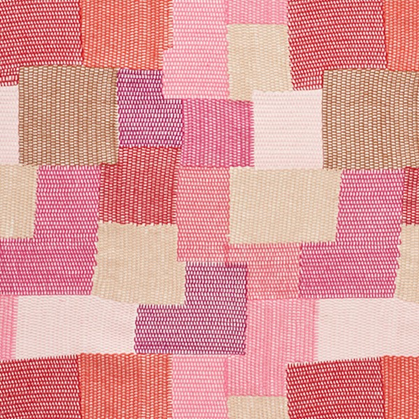 Schumacher Fabric 76181 Carnaby Pink & Red