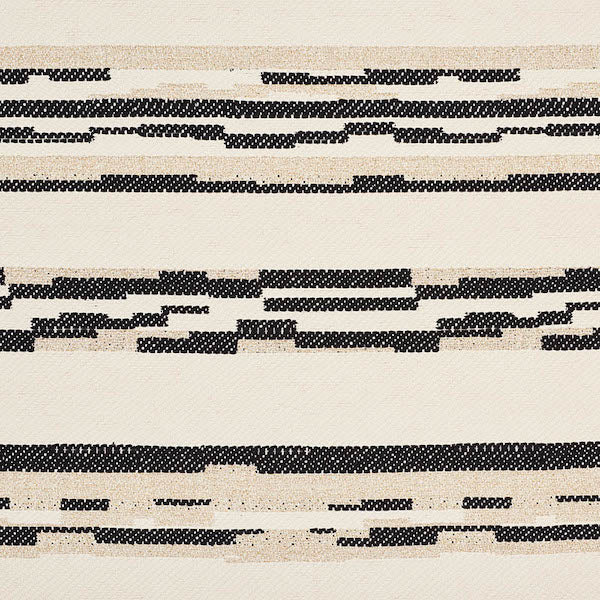 Schumacher Fabric 76511 Sambar Black & Gold