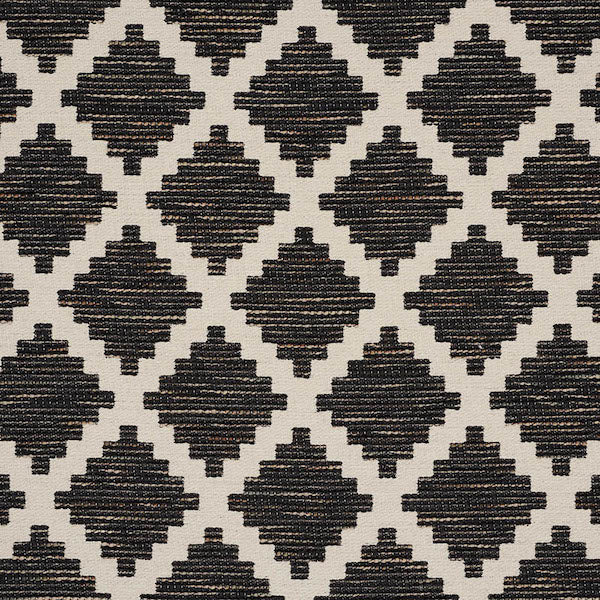 Schumacher Fabric 76540 Tibur Black