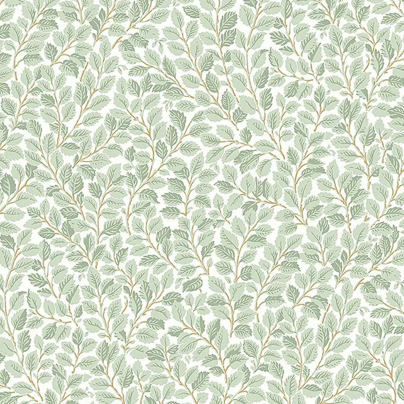 Schumacher Wallpaper 7662 Hazel Ivory