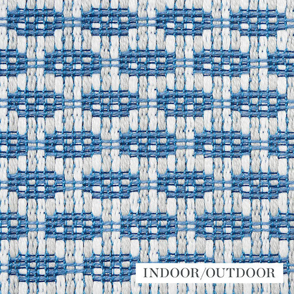 Schumacher Fabric 76651 Hickox Blue