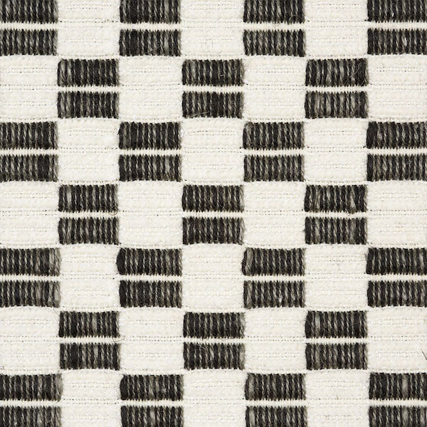 Schumacher Fabric 76741 Elkhart Black