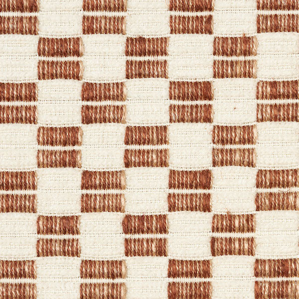 Schumacher Fabric 76742 Elkhart Brown