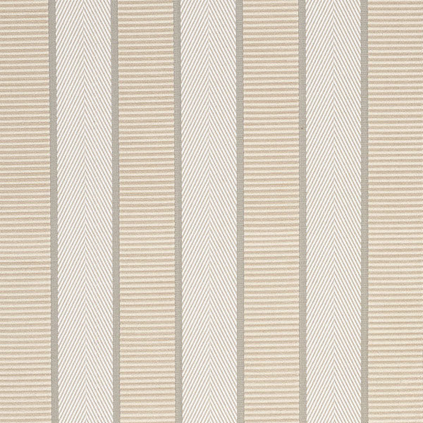 Schumacher Fabric 77101 Ribbon Stripe Champagne