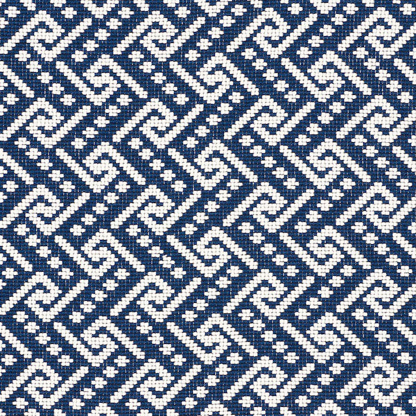 Schumacher Fabric 77120 Ionic Weave Pacific