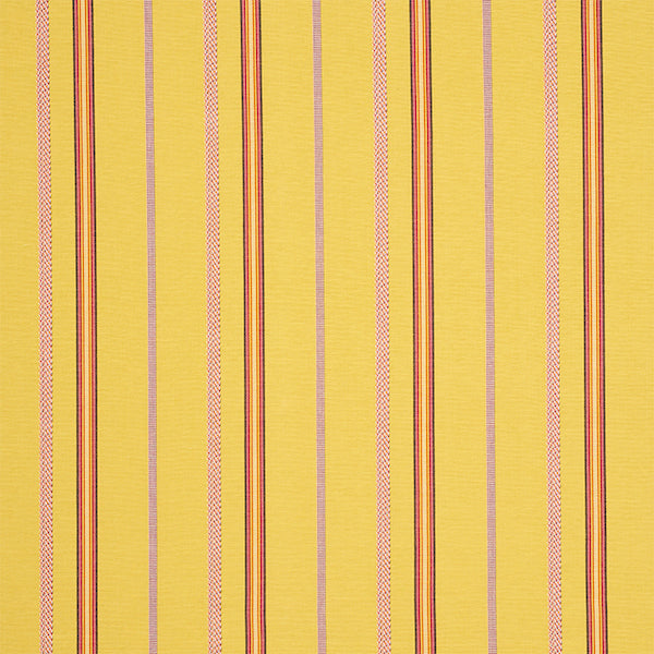 Schumacher Fabric 77452 Kayenta Stripe Yellow