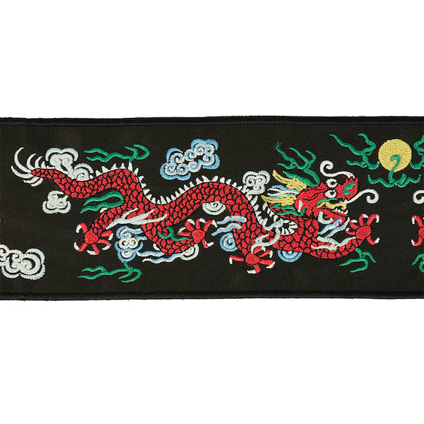 Schumacher Fabric Trim 78170 Lili Dragon Tape Black