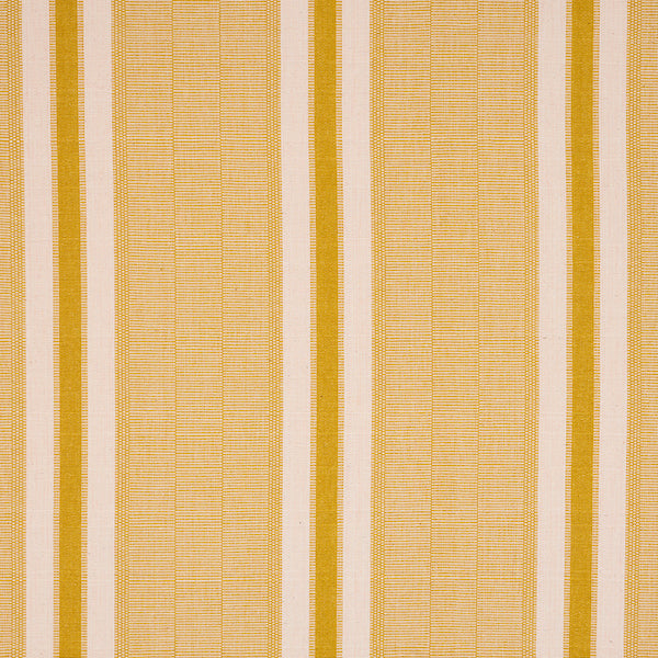 Schumacher Fabric 78833 Ipala Hand Woven Stripe Yellow