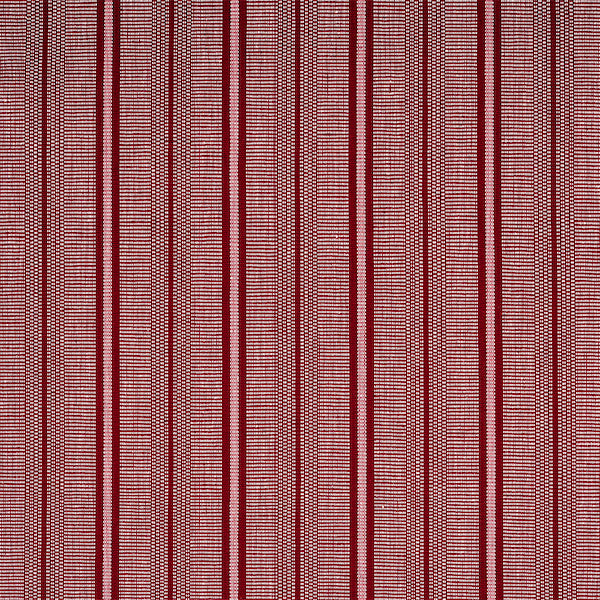 Schumacher Fabric 78850 Panan Hand Woven Stripe Claret