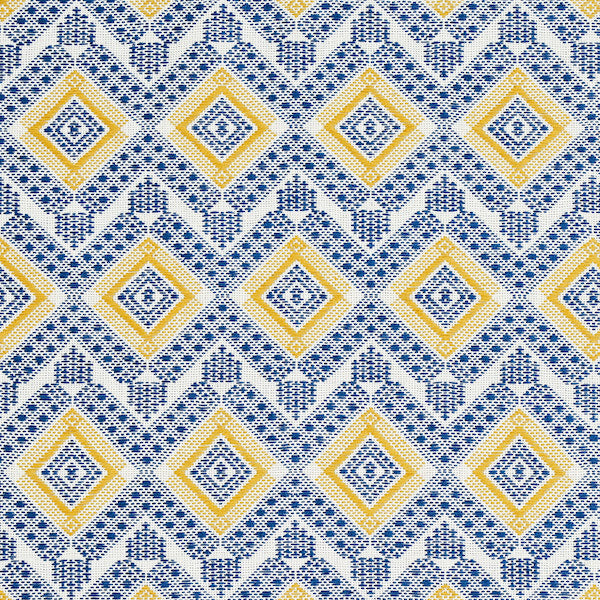 Schumacher Fabric 78901 Ocosito Hand Woven Blue