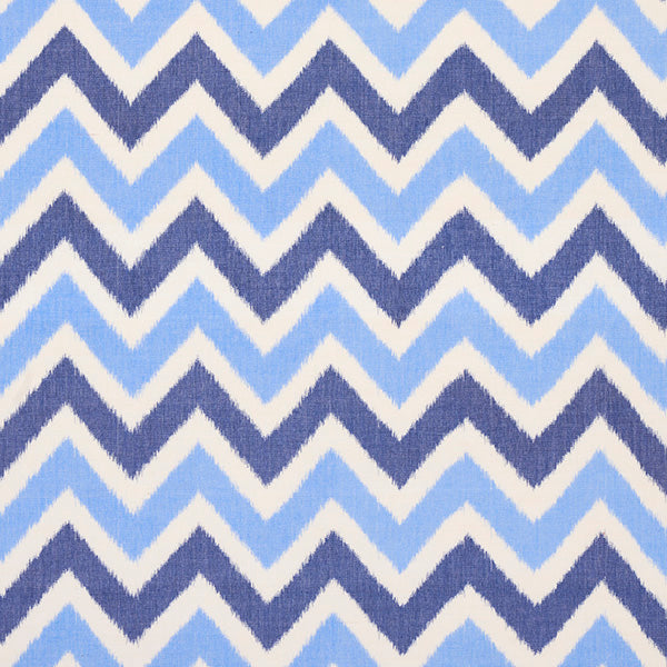 Schumacher Fabric 79460 Vedado Ikat Indigo