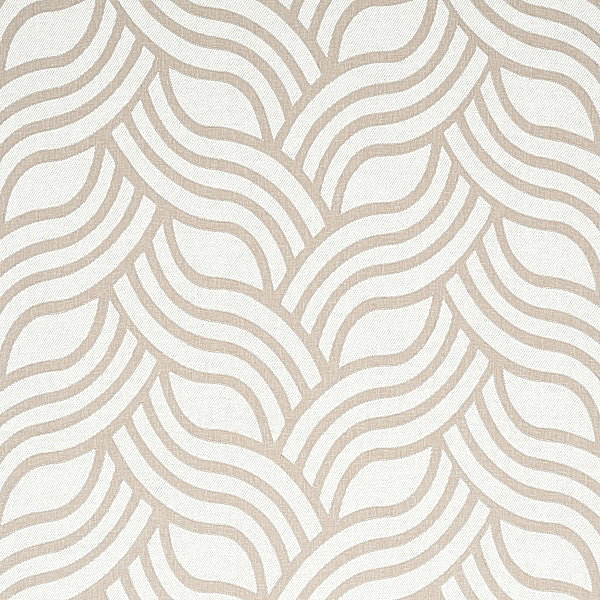 Schumacher Fabric 79952 Sangomar Applique Brown