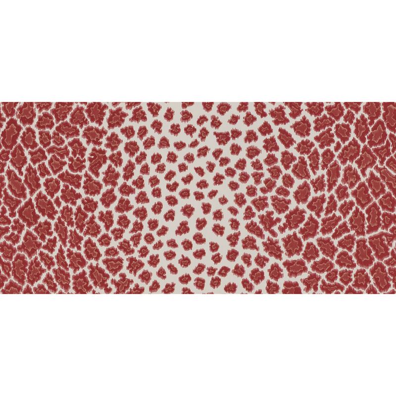 Brunschwig & Fils Fabric 8015170.19 English Leopard Scarlet