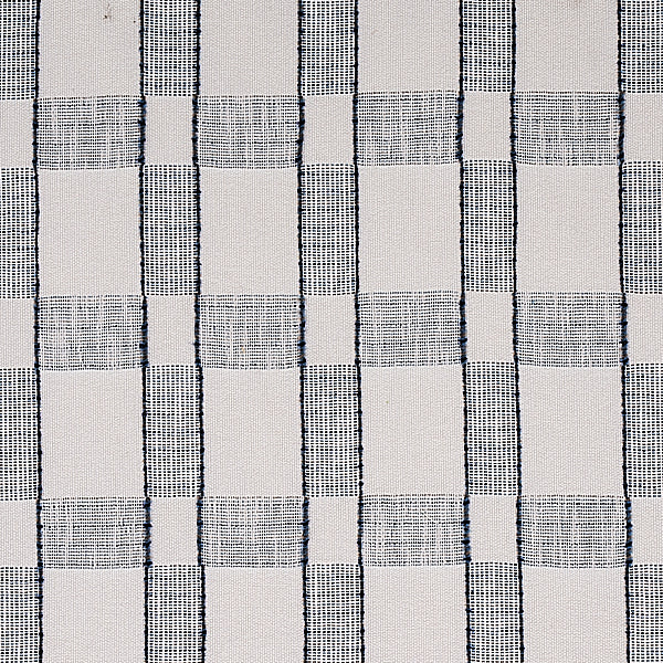 Schumacher Fabric 80160 Elko Plaid Indigo