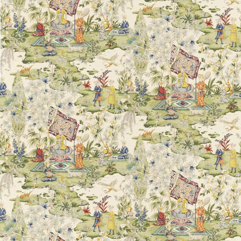 Brunschwig & Fils Fabric 8018119.133 Lodi Garden Print Ivory