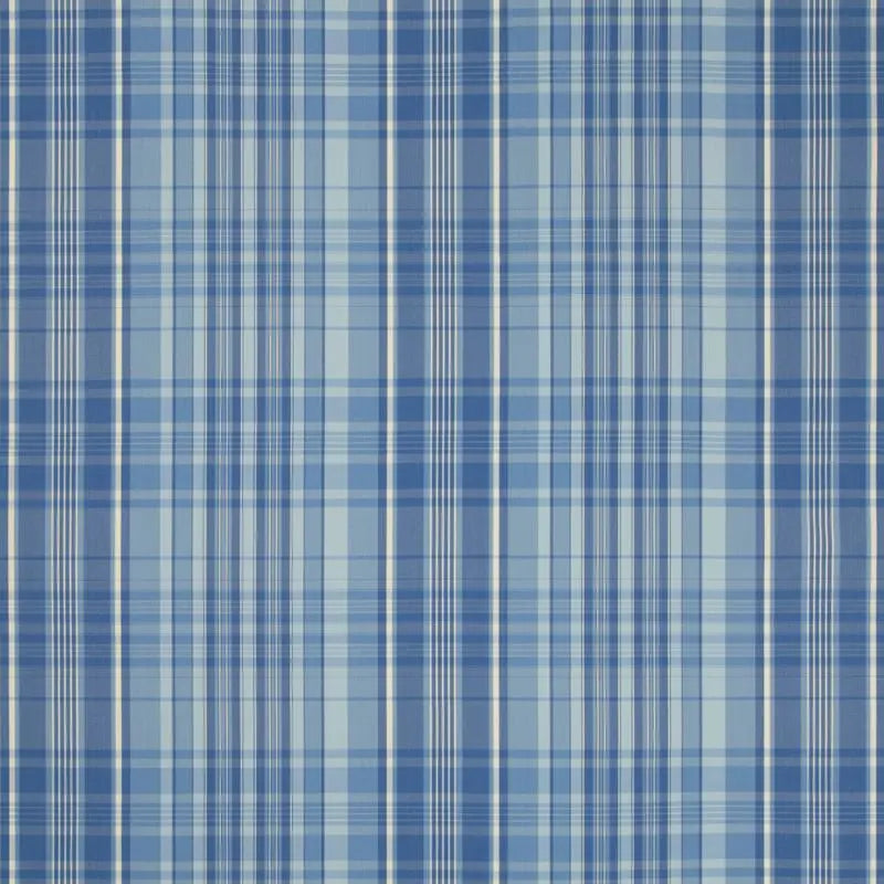 Brunschwig & Fils Fabric 8019101.5 Guernsey Check Blue