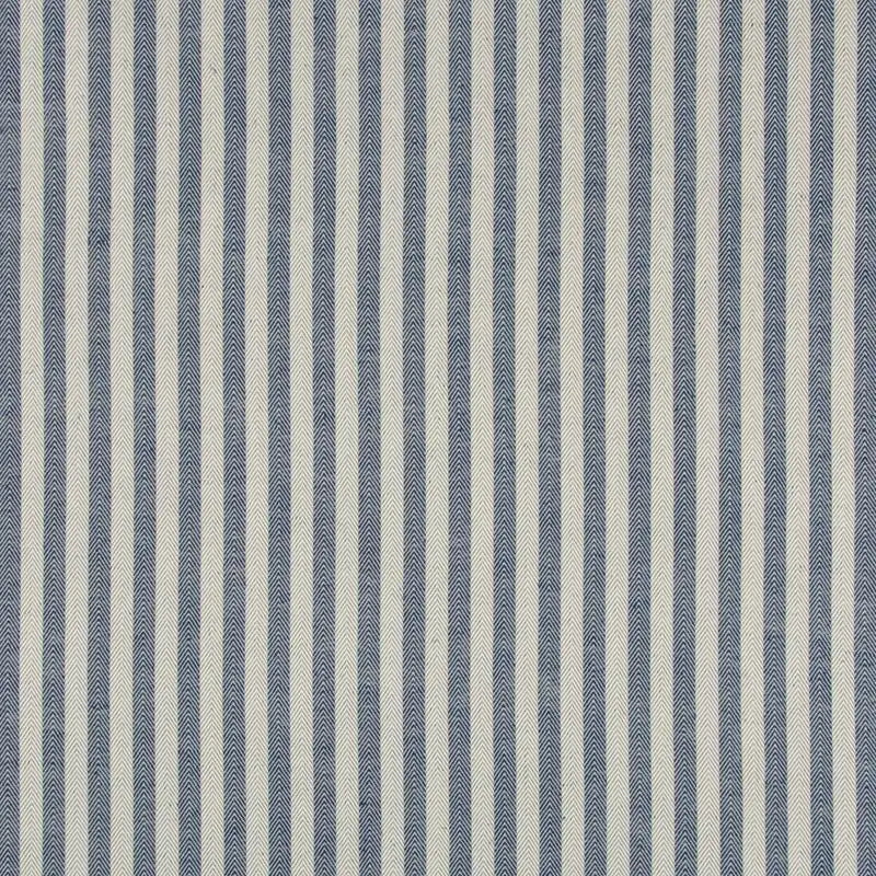 Brunschwig & Fils Fabric 8019102.50 Rollo Stripe Indigo