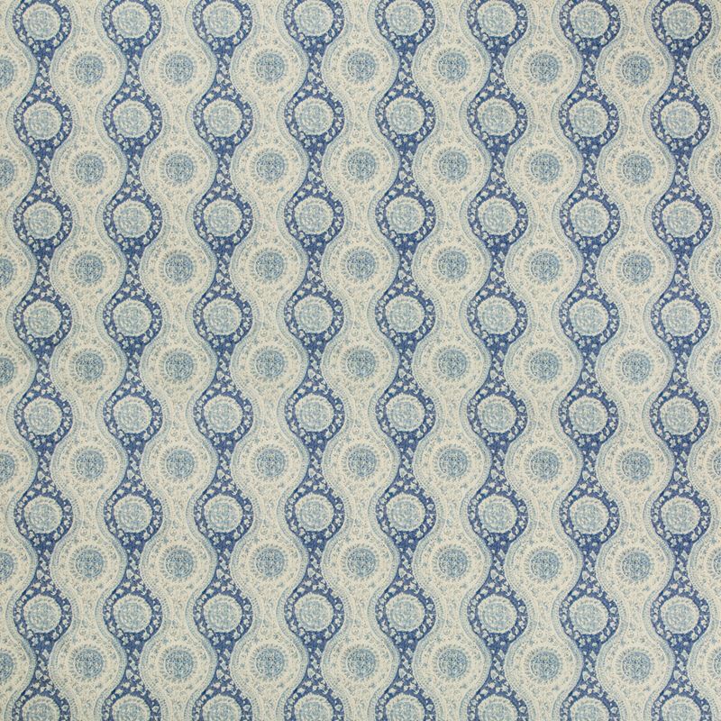 Brunschwig & Fils Fabric 8019129.515 Nadari Print Blue