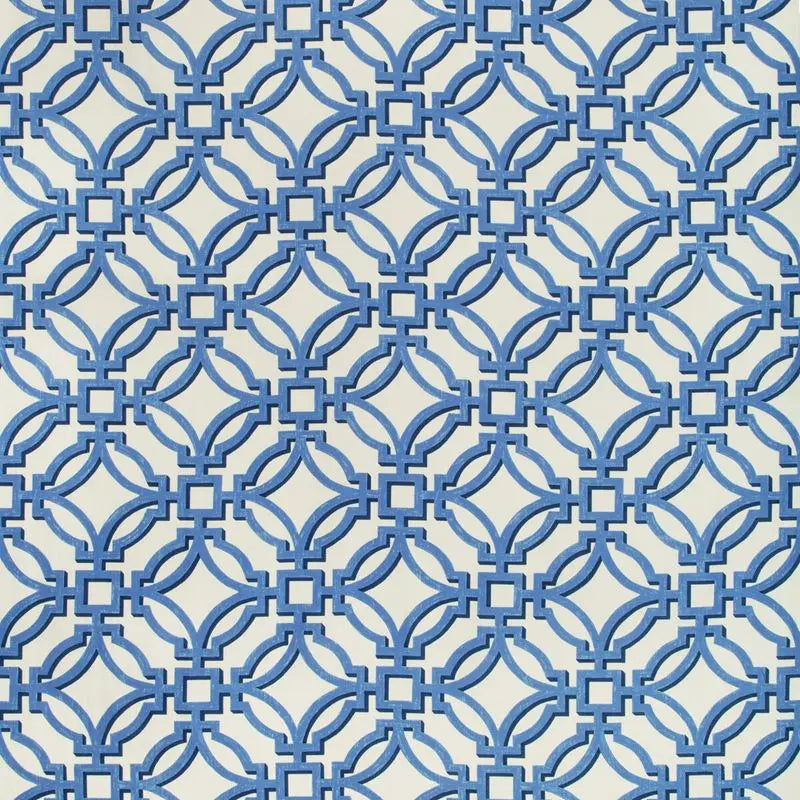 Brunschwig & Fils Fabric 8019136.55 Salvy Print Porcelain