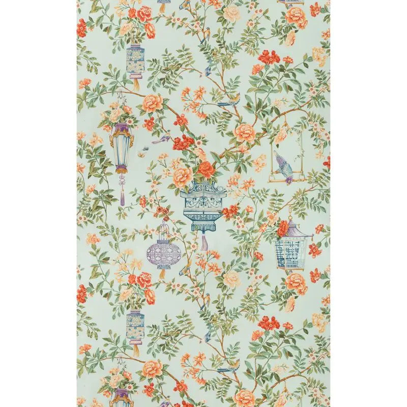 Brunschwig & Fils Fabric 8019137.157 Jardin Fleuri Print Opal