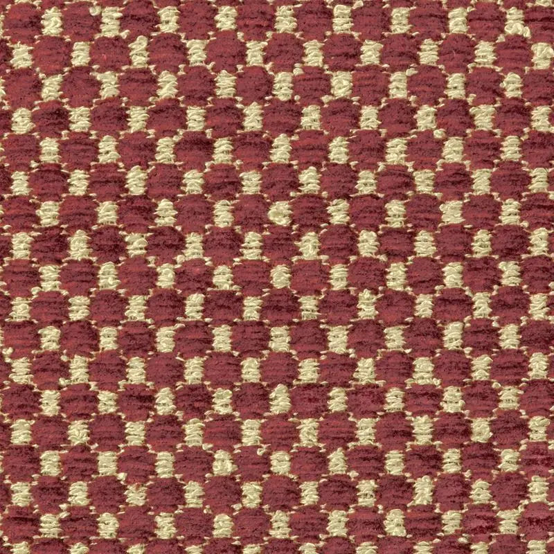 Brunschwig & Fils Fabric 8019147.9 Ecrins Texture Ruby