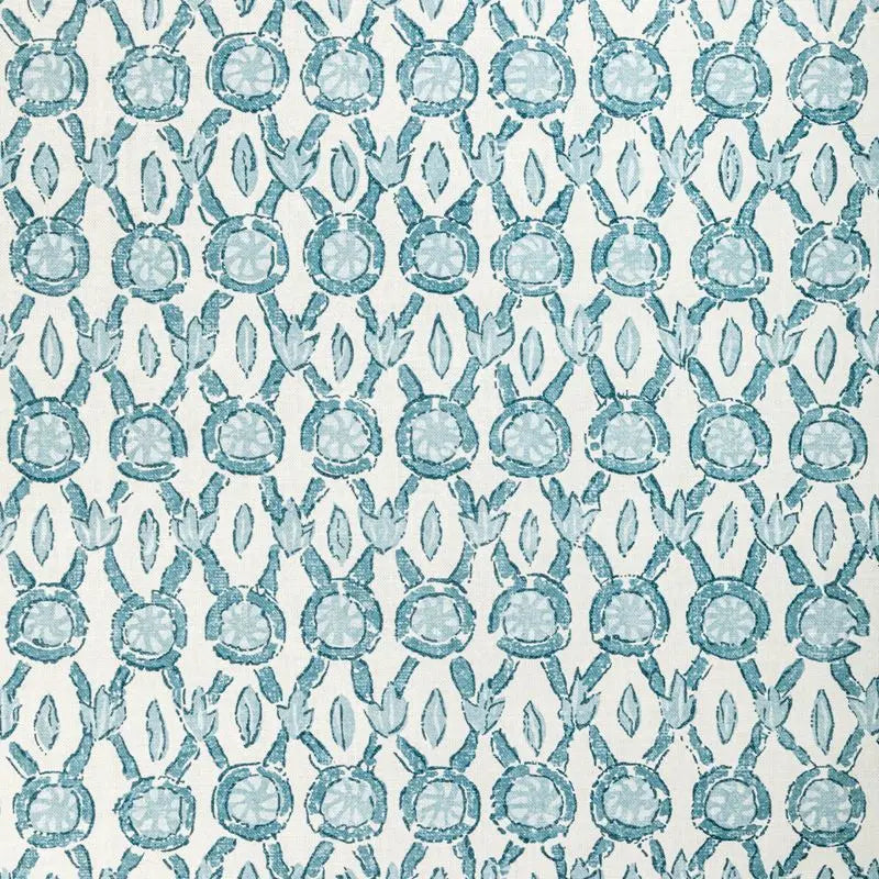 Brunschwig & Fils Fabric 8022103.1313 Galon Print Aqua