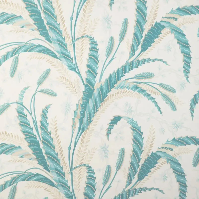 Brunschwig & Fils Fabric 8023101.13 Vernay Print Aqua