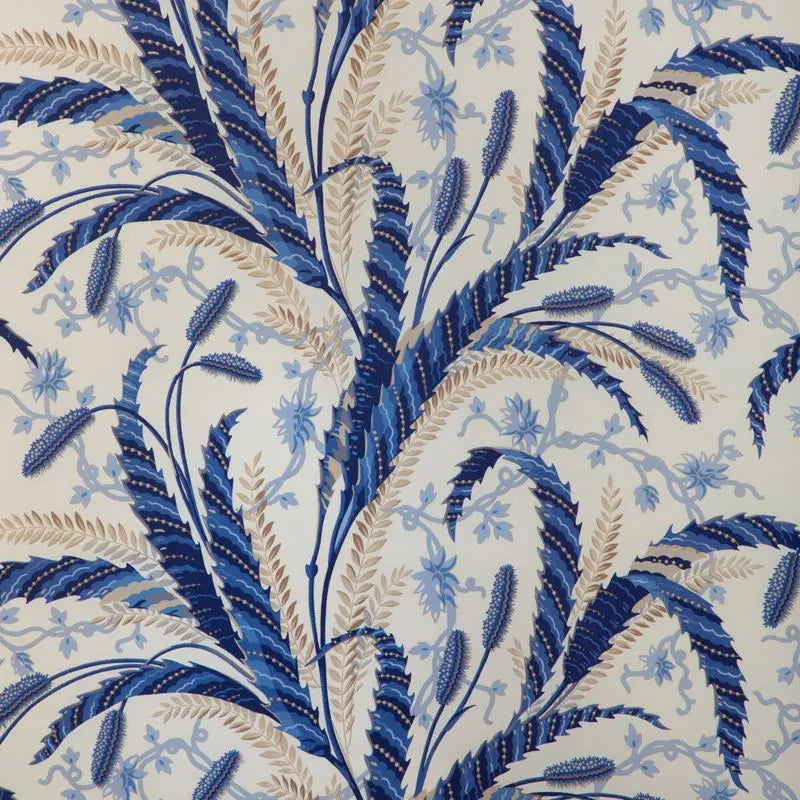 Brunschwig & Fils Fabric 8023101.5 Vernay Print Blue