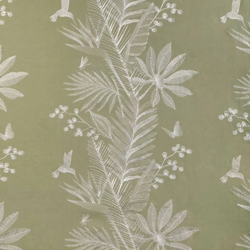 Brunschwig & Fils Fabric 8023114.31 Manda Emb Leaf