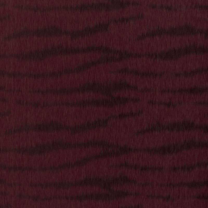 Brunschwig & Fils Fabric 8023137.10 Tigre Warp Print Plum