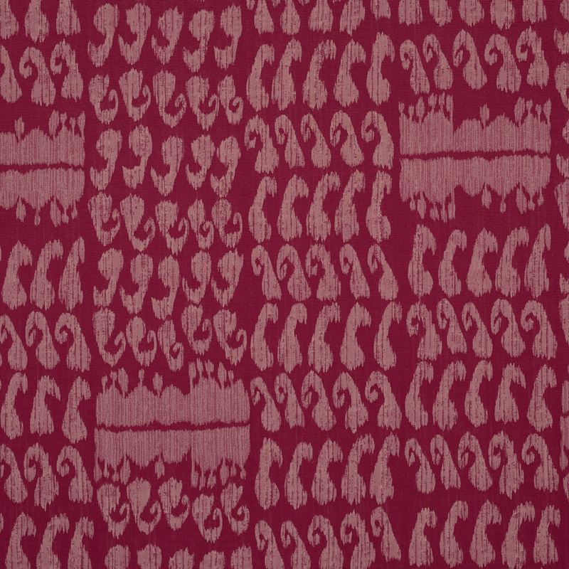 Schumacher Fabric 80382 Nallamala Fabric Garnet