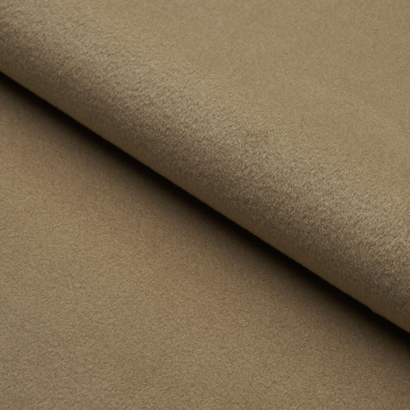 Schumacher Fabric 80515 Karla Fleeced Wool Camel