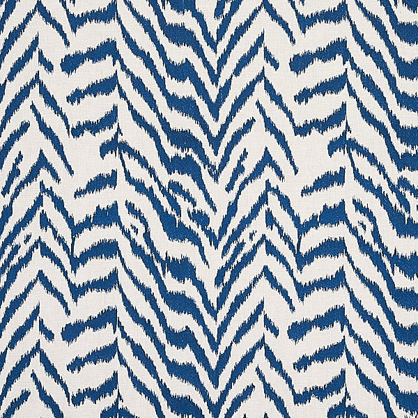 Schumacher Fabric 80672 Quincy Embroidery On Linen Navy