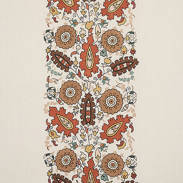 Schumacher Fabric 80751 Anatolia Embroidery Autumn