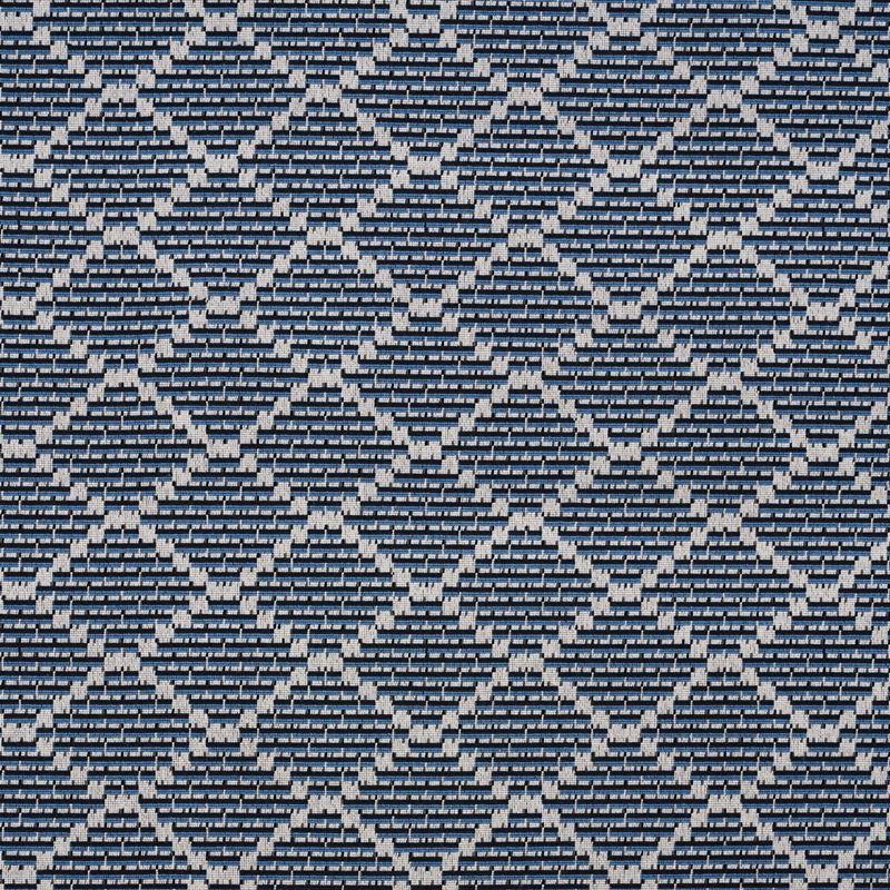 Schumacher Fabric 80991 Berg Epingle Indigo