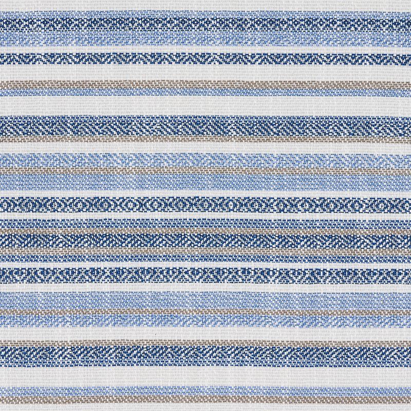 Schumacher Fabric 81051 Dylan Indoor/Outdoor Blue