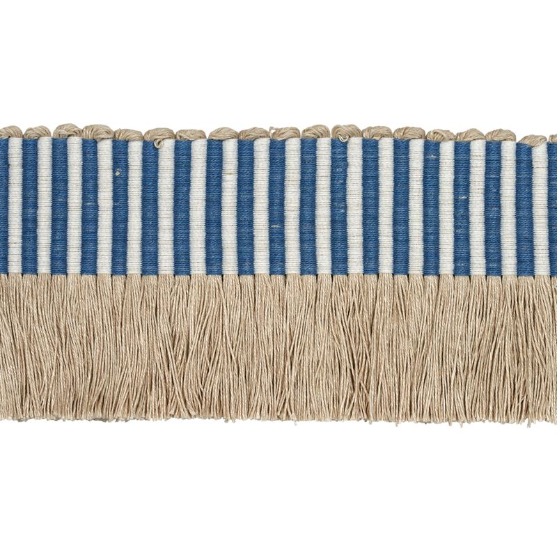 Schumacher Fabric Trim 81211 Graphic Fringe Blue